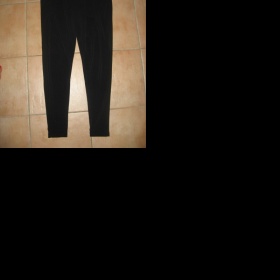 Černé harémky s pasem ze saténu a mašlí Amisu