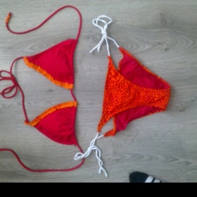 Růžovo-oranžové bikiny Tally Weijl