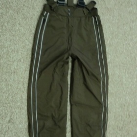 Hnědé lyžařské kalhoty