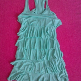 Světle zelené volánkové tílko Fishbone