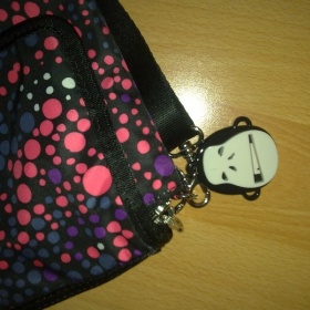 Kabelka Kipling modročervená