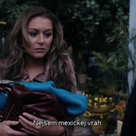 Tmavě hnědé vlasy s nádechem do stříbrna