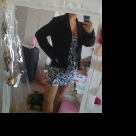 Černé sako Amisu,s kapsičkami, dlouhý rukáv