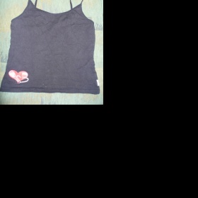 Černé tílko na spaní zn. Arcado