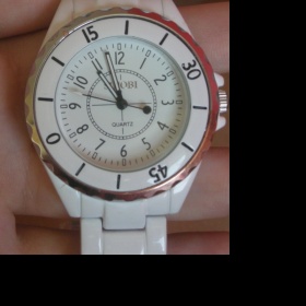 Sinobi bílé kovové hodinky - foto č. 1