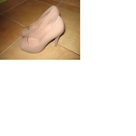 Nude lodičky s otevřenou špičkou asos