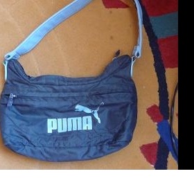 Modrá menší kabelka, zn Puma