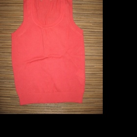 Lososová pletená vesta Terranova