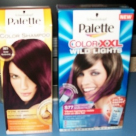 Palette color shampoo a melír bouřlivá fialová