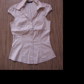 Dvě business halenky - bílá a nude, Tally Weijl, F&F - foto č. 1