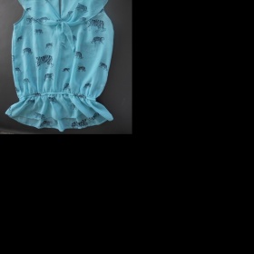 Tyrkysový top zn. Cropp