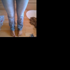 Šedivé džíny,roury C&A