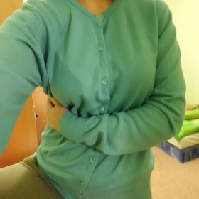 Modrý svetr/kardigan na knoflíčky Debenhams