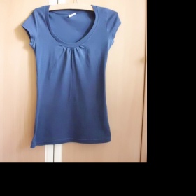 Modré basic tričko Terranova - foto č. 1