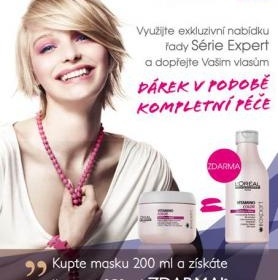 Akce v Klier - L´oreal Professionnel maska 200ml + šampon 250ml Zdarma
