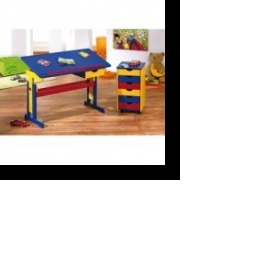 Psací stůl s polohovací psací deskou pro prvňáka