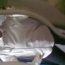 Bílá bunda na šikmý zip s kapsami Clokhouse - foto č. 2