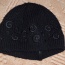 Černá zimní čepice se spirálami - foto č. 2