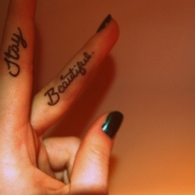 Tetování na prst