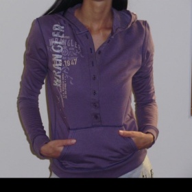 Mikina Wrangler fialové barvy