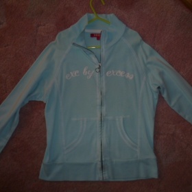 Bleděmodrá mikina Exe by excess