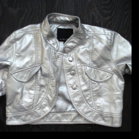 Stříbrná bundička Amisu - M