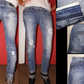 Úzké bokové džíny  only
