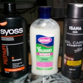Syoss, Isana šampon, Mil Mil kondicioner - foto č. 1