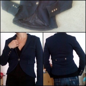 Námořnické vypasované sáčko Ann Christine