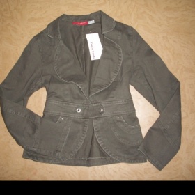 Khaki vypasované sáčko Reject (Neckermann) se zirkony