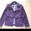 Tmavě fialový kabátek s páskem Orsay - foto č. 3