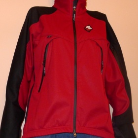 Softshellová bunda HighPoint červenočerná - foto č. 1