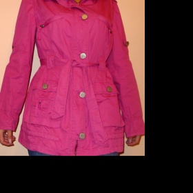 Tmavě růžový kabát Yessica - foto č. 1
