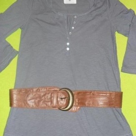 Dámská šedá tunika, halenka H&M