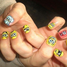 Nálepky na nehty se vzorem