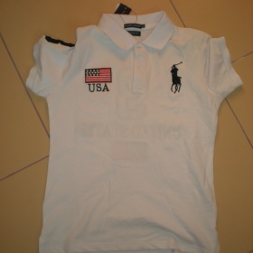 Bílé polo triko Ralph Lauren