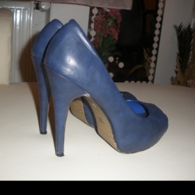 Modré lodičky Mixer