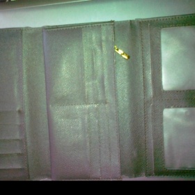 Tmavě hnědé peněženka Louiss Vuitton