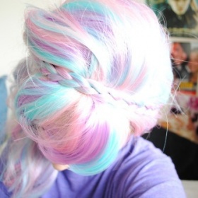 Pastelové barvy na vlasy