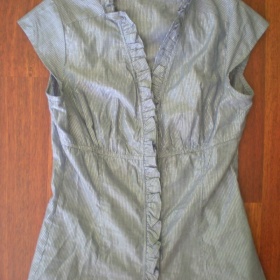 Šedomodrá halenka Calliope