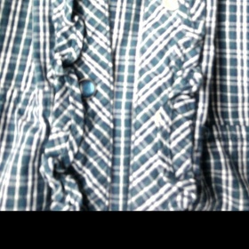 Modro - bílá károvaná košile Takko fashion
