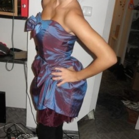 fialovo - modro - červené koktejlky jako tally weijl, Amisu