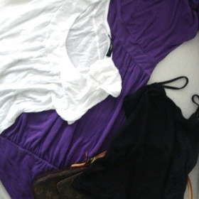 Falová tunika, triko, top, kabelka - foto č. 1