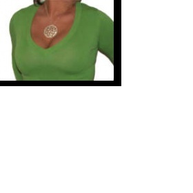 Kulatý placatý přívěšek stříbrný nebo zlatý