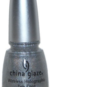 China Glaze-wireless holographic topcoat