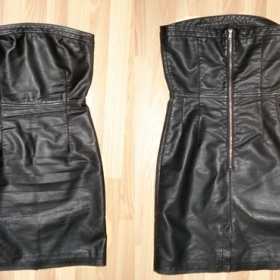 Koženkové šaty