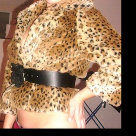 Leopardí kožíšek do pasu