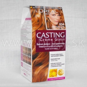 Loreal Casting Creme Gloss 834 Měděná zlatá blond