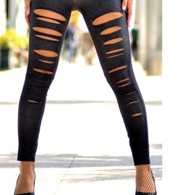 Legíny s průstřihy