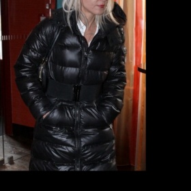 Kabátek (zimní bunda) s páskem